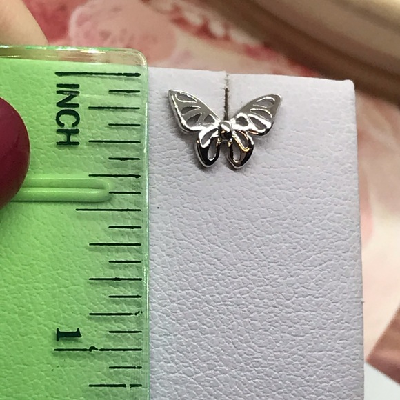 Sterling Silver 925 Butterfly π¦ Stud Earrings - Picture 4 of 4